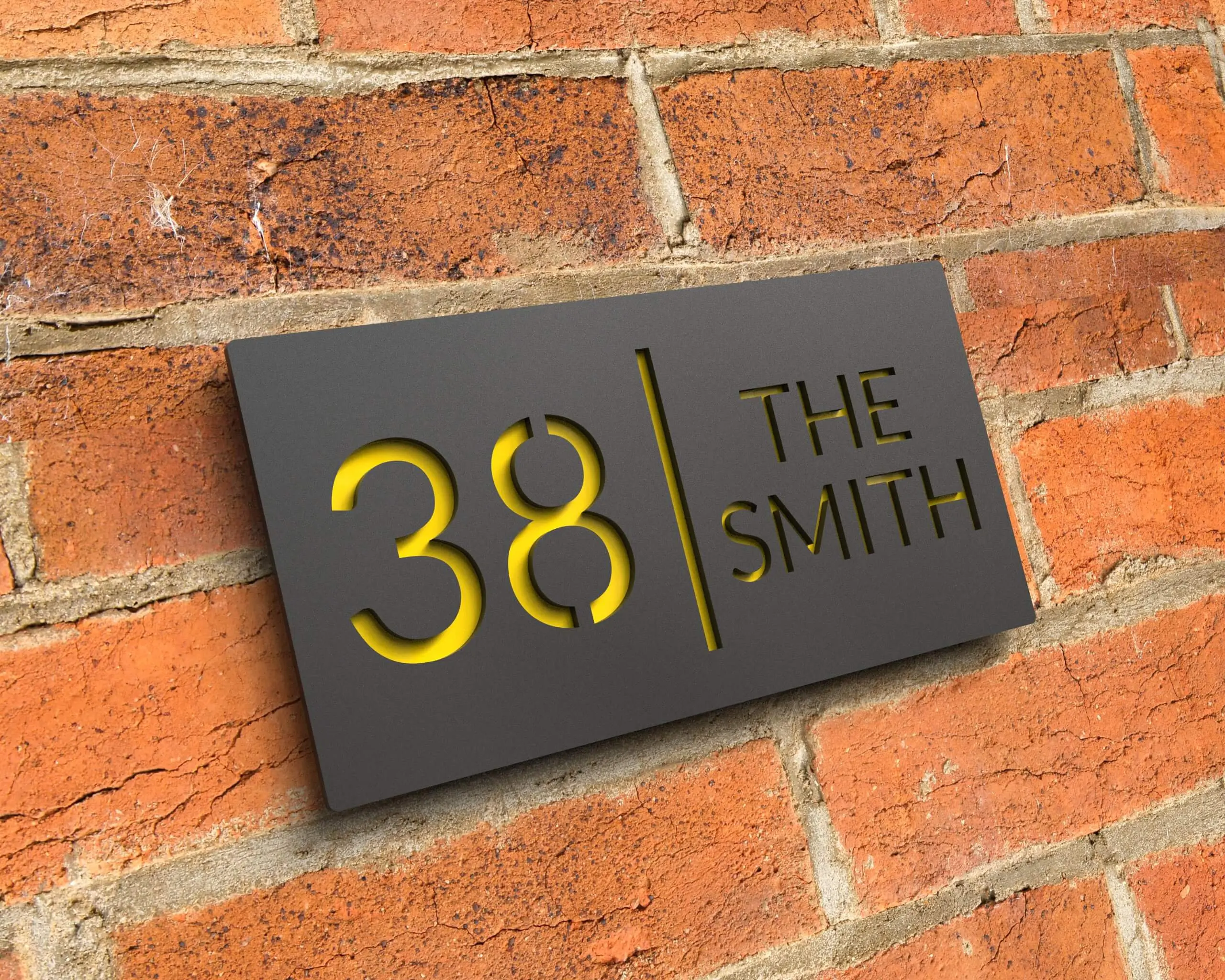 Personalized Design Mailbox Sign Custom Acrylic House Numbers Sign Address Plaque Floating 3D Letter Home Outdoor Name Plates