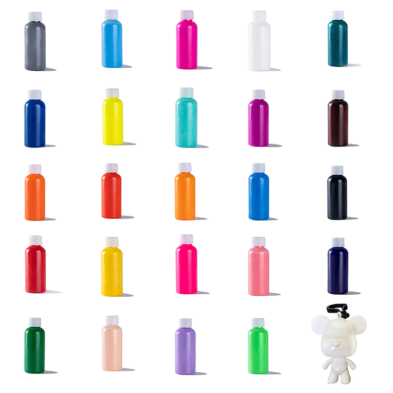 Краска Акриловая ручной работы, 24 цвета, 60 мл/бутылка