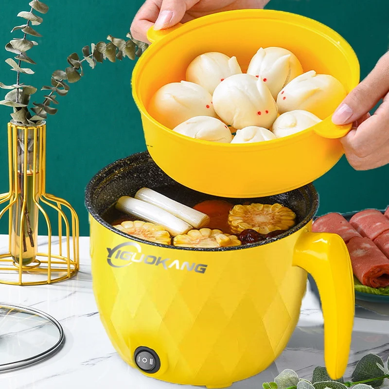 1.8L 다기능 전기 밥솥 가정 및 주방 가전 제품을위한 미니 붙지 않는 조리기구 Multicooker Pan Pots 제공