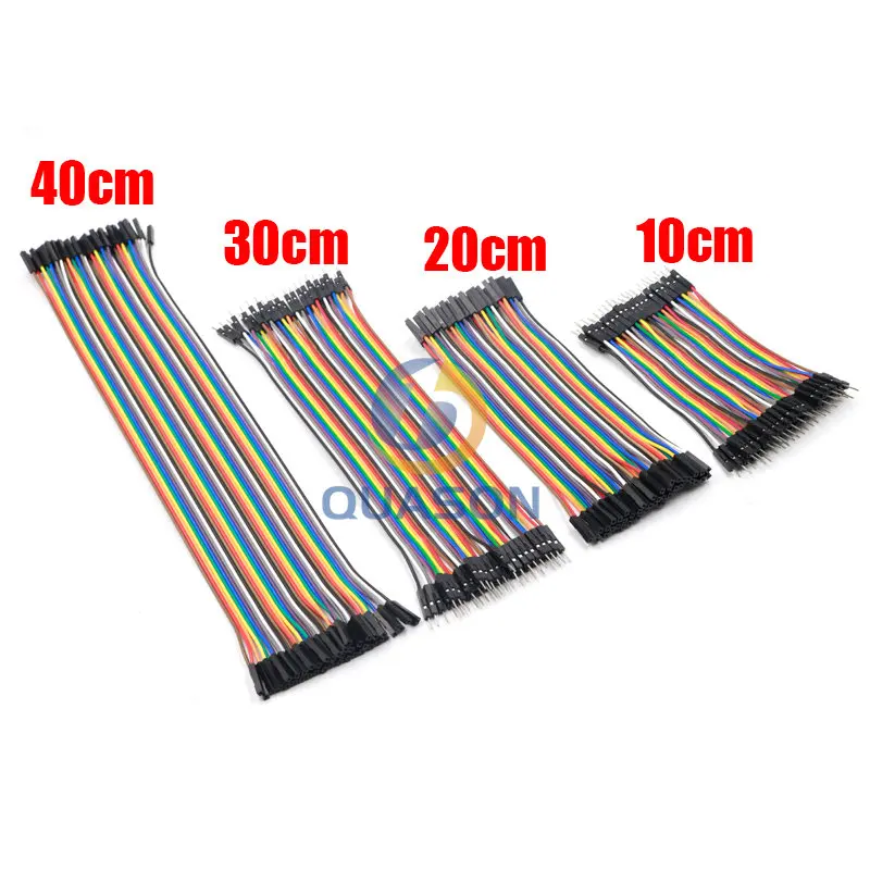 40PIN 10CM 20CM 30CM Dupont Dòng Đực + Nữ Đến Nam Nữ Cho Nữ dây Nhảy Dupont Dây Cáp Cho Arduino DIY