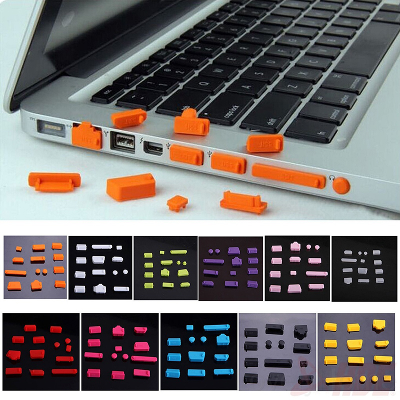 16 sztuk/zestaw uniwersalny, odporny na kurz, wtyczka portu notebooka silikonowy ochraniacz USB elastyczny korek do pokrywy laptopa