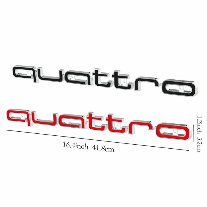 1 шт. Передняя решетка Quattro ABS с 3D логотипом для Audi A3 A4 A5 A6 A6L A7 A8 Q3 Q5 Q7 S3 S4 S5 RS3 RS4 RS6 RS7 S7 S3 S4 S5 A1 A2 Q8 Q2