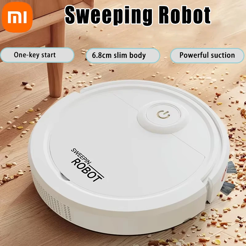 Robot de barrido inteligente Xiaomi, barrido completamente automático, succión de gran diámetro, Robots de limpieza para evitar obstáculos automáticos