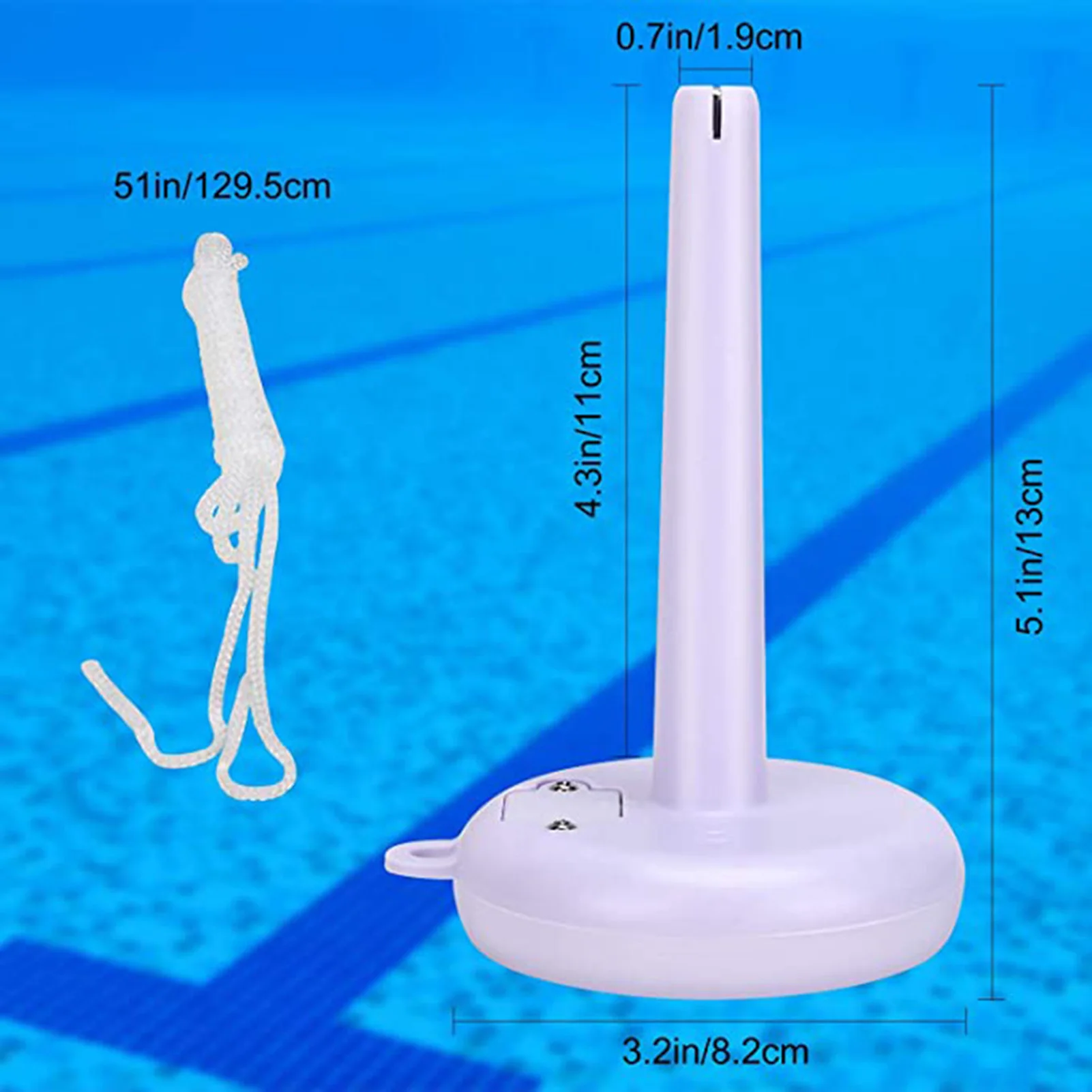 Termometro solare impermeabile per piscina Termometro per letture accurate per la maggior parte dei tipi di piscine