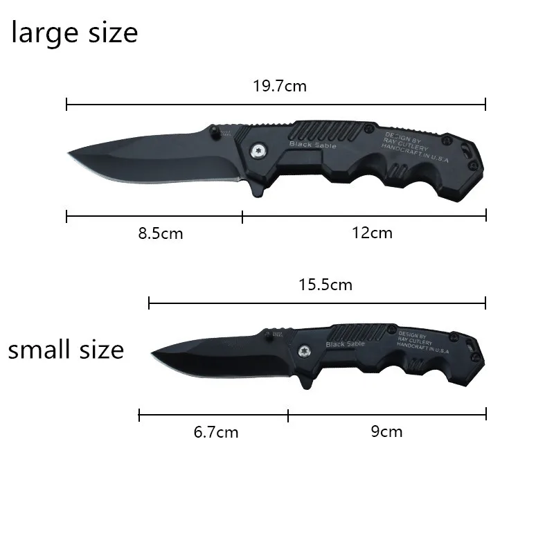 Mini cuchillo plegable de acero inoxidable para exteriores, cuchillo plegable de defensa de alta dureza, cuchillo de supervivencia para acampar, multiusos