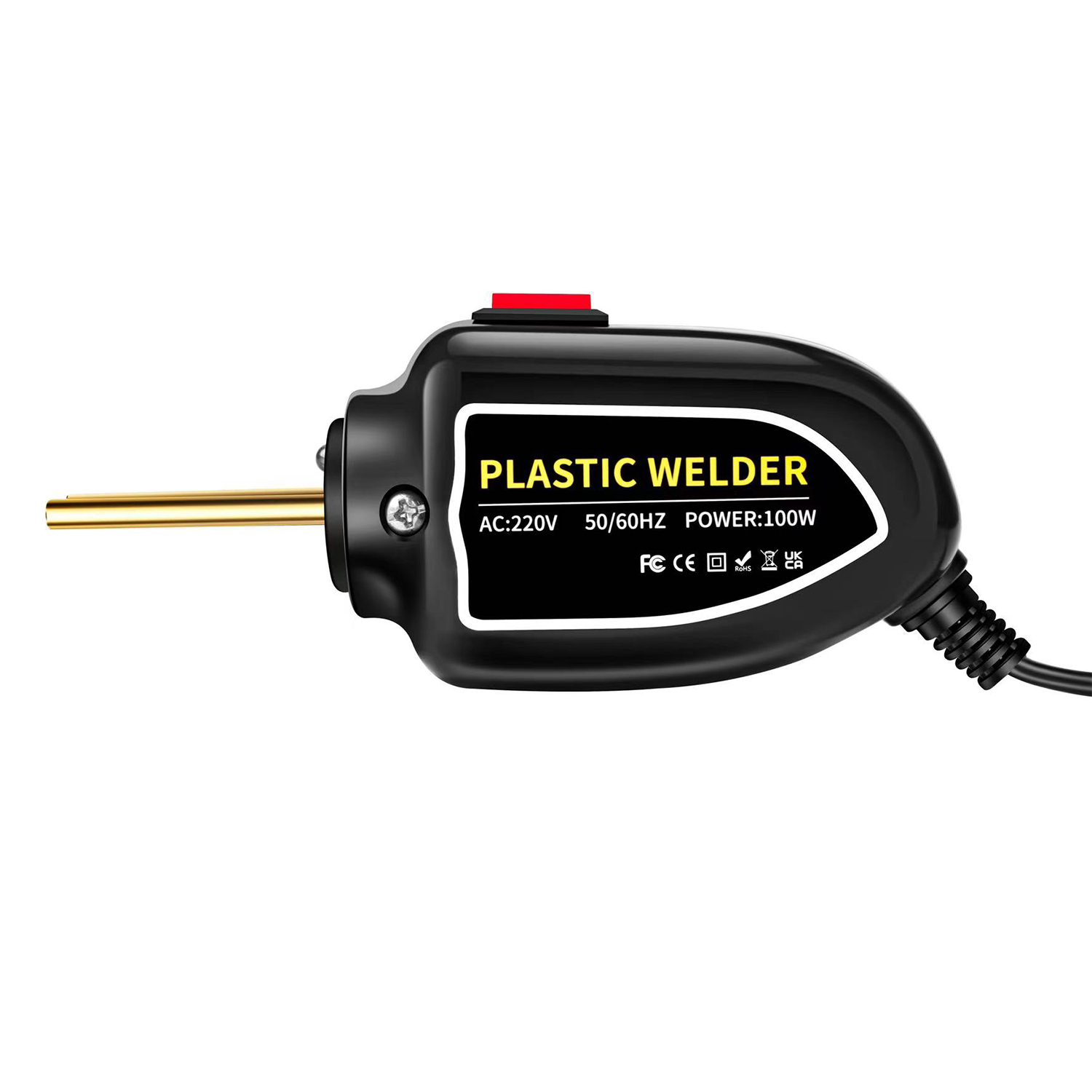 100W Saldatore di plastica portatile 110V/220V Nuova pistola ad aria calda Cucitrice a caldo Saldatore di plastica Saldatore Chiodo Paraurti Kit di attrezzi per auto di riparazione