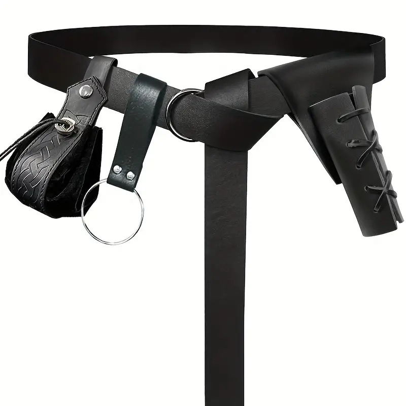 Cinta de pulso de couro masculina medieval, pulseiras vintage, steampunk, carnaval, esportes ao ar livre, protetores de braço, adereços copslay