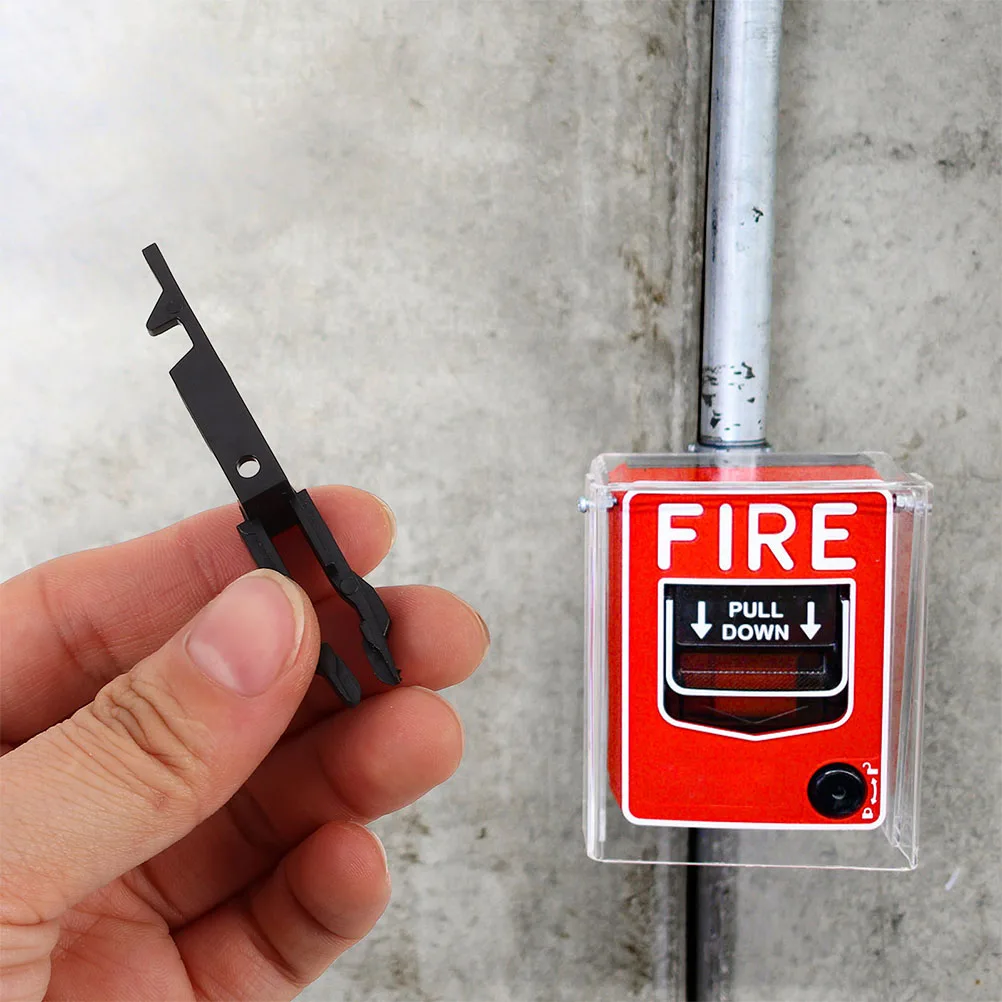 8 Uds interruptor de fuego llave de vidrio de rotura de emergencia alarma de salida reinicio botón de prueba de punto de llamada