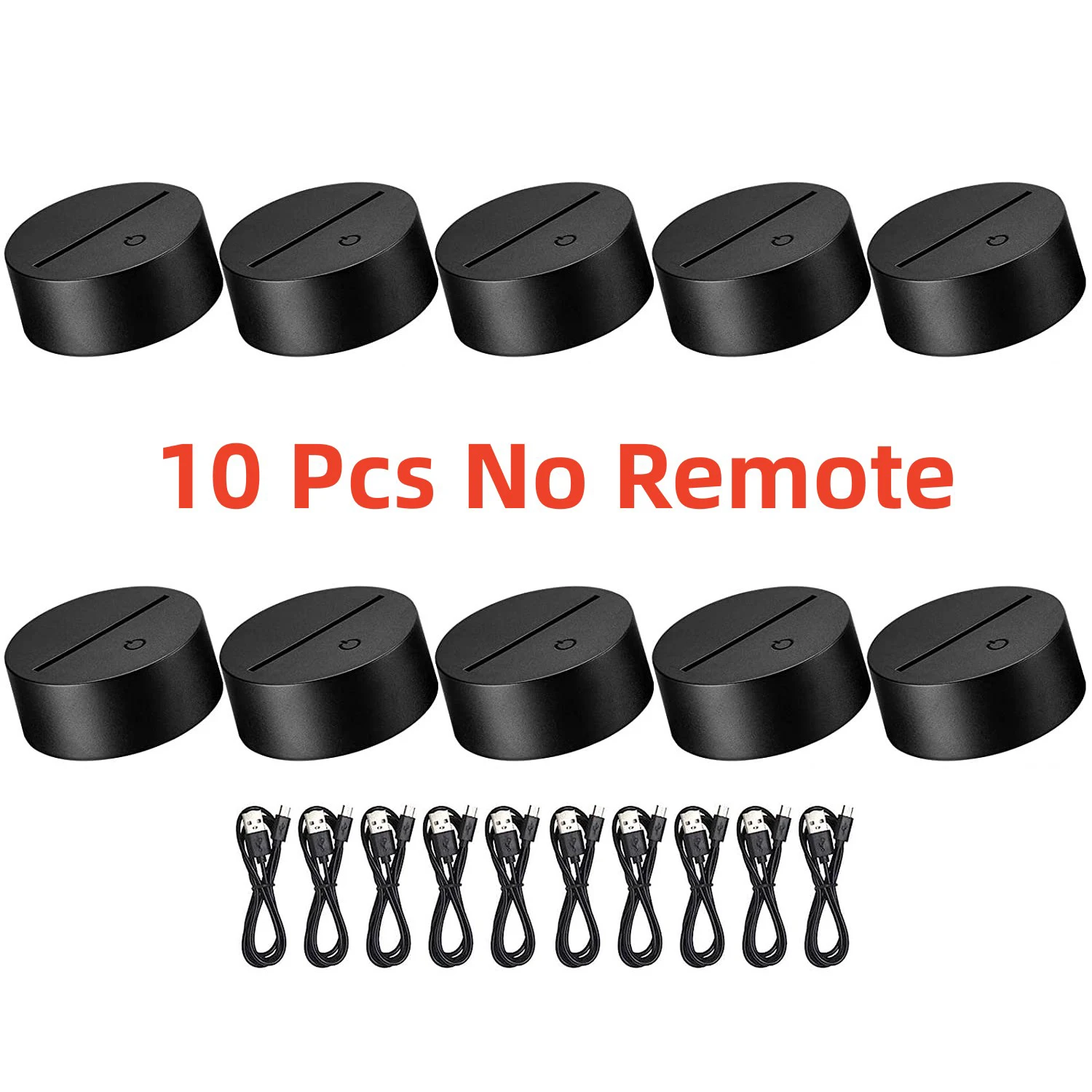 2/5/6/10/20 Pcs 3D LED Light Lamp Base Touch Control 7 Colors 4 Modes Led Display Base Decorative for Wholesale Dropshipping