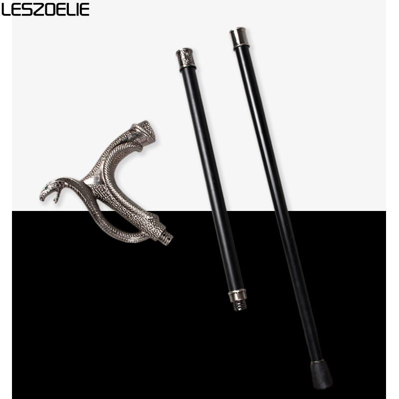 Cobra หัว Luxury เดิน Stick Cane สำหรับผู้ชายแฟชั่นตกแต่ง Canes Vintage Party Stick Elegant Hand Canes
