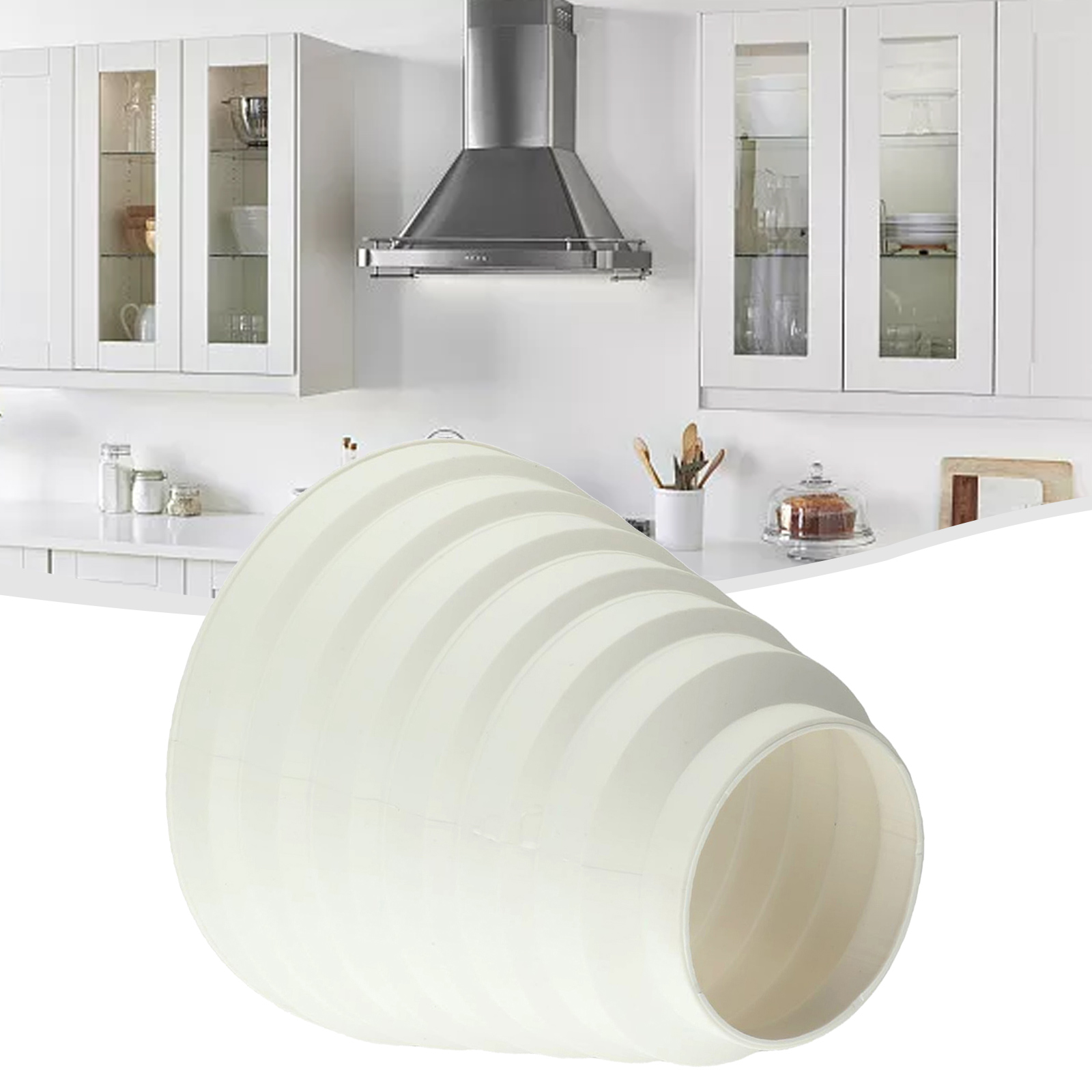 Round Air Ducts Extrator Fan Pipe Connector, Home Improvement Acessórios, 1Pc Pipe, 80-150mm