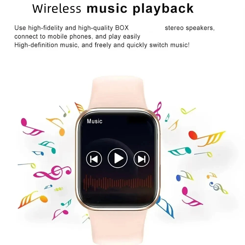 KESHUYOU 2025 Neue Bluetooth-Talk-Smartwatch, Serie 8, Armband, individuelles Zifferblatt, Sport, Damen, Herren, Smartwatch für Android IOS