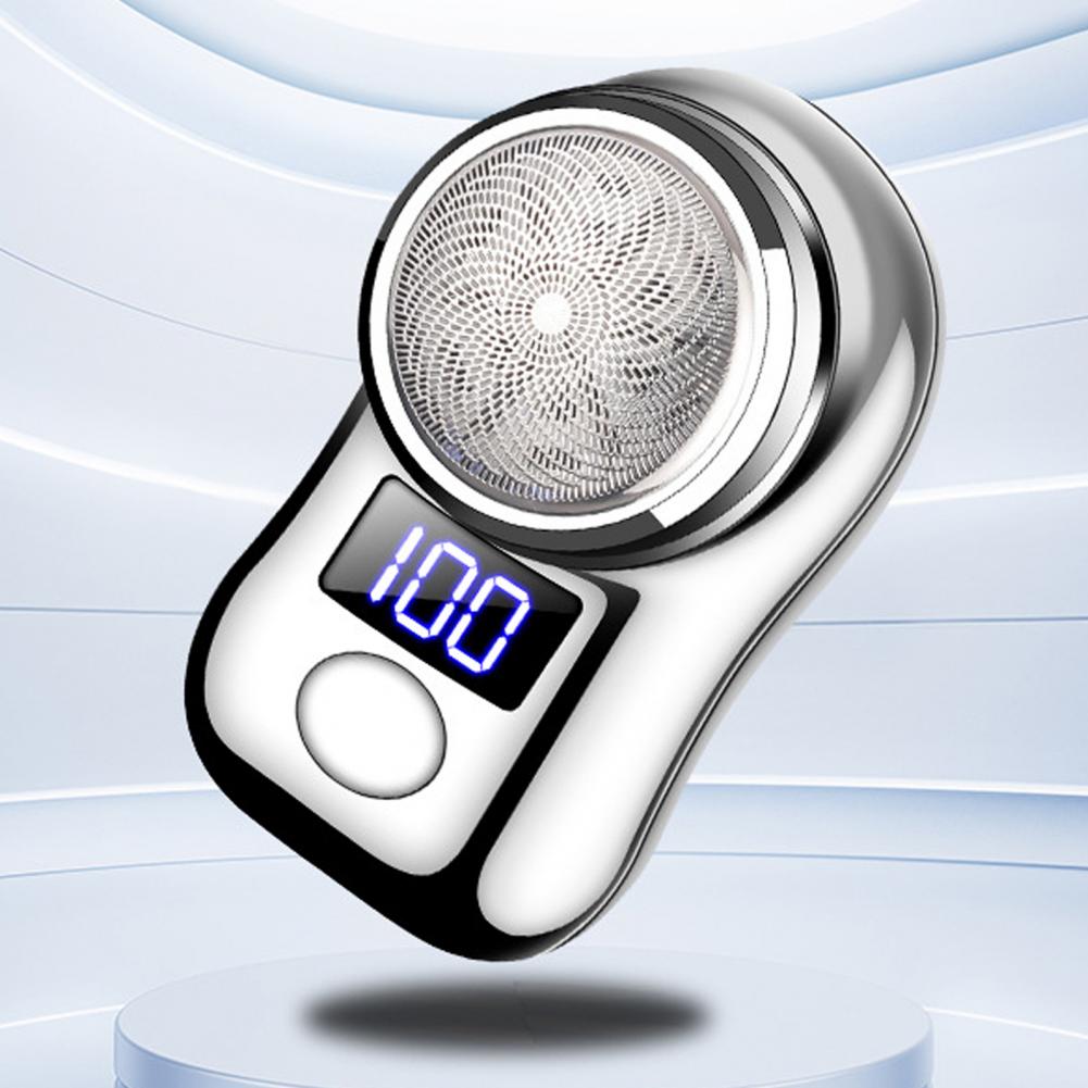 Men Electric Razor Electric Shaver with Digital Display Usb Rechargeable Portable Electric Shaver with Led Battery for Men