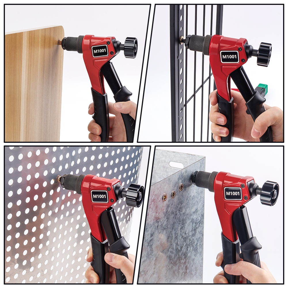Handmatig klinkmoerpistool M3 M4 M5 M6 Huishoudelijke multi-specificatie klinkmachine, klinkgereedschap, steekmoer snel klinkgereedschap