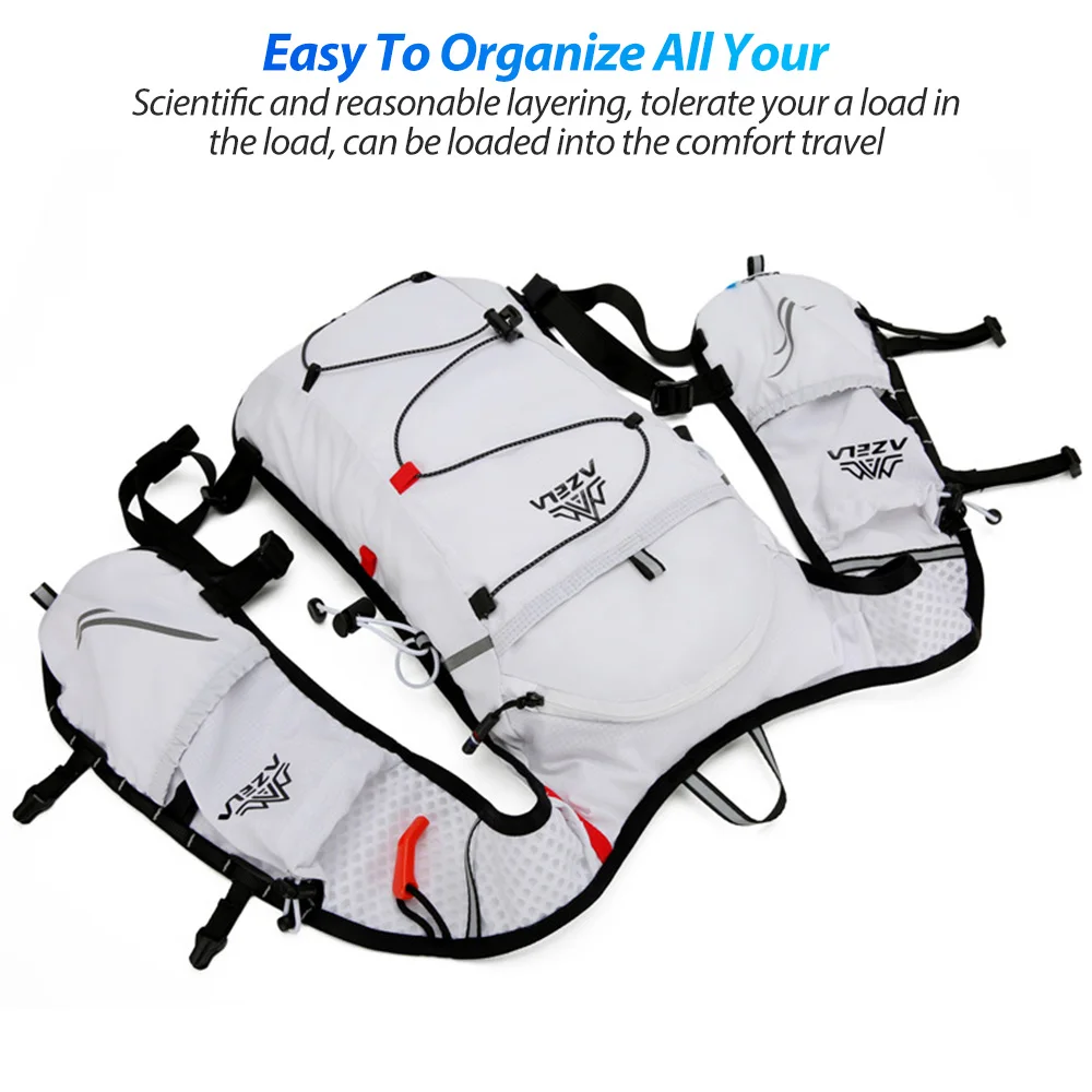 NEWBOLER Atmungsaktive Trinkweste, Trailrunning-Rucksäcke, leicht, Radfahren, Laufen, Joggen, Marathon-Rucksack, Reiten, Klettern