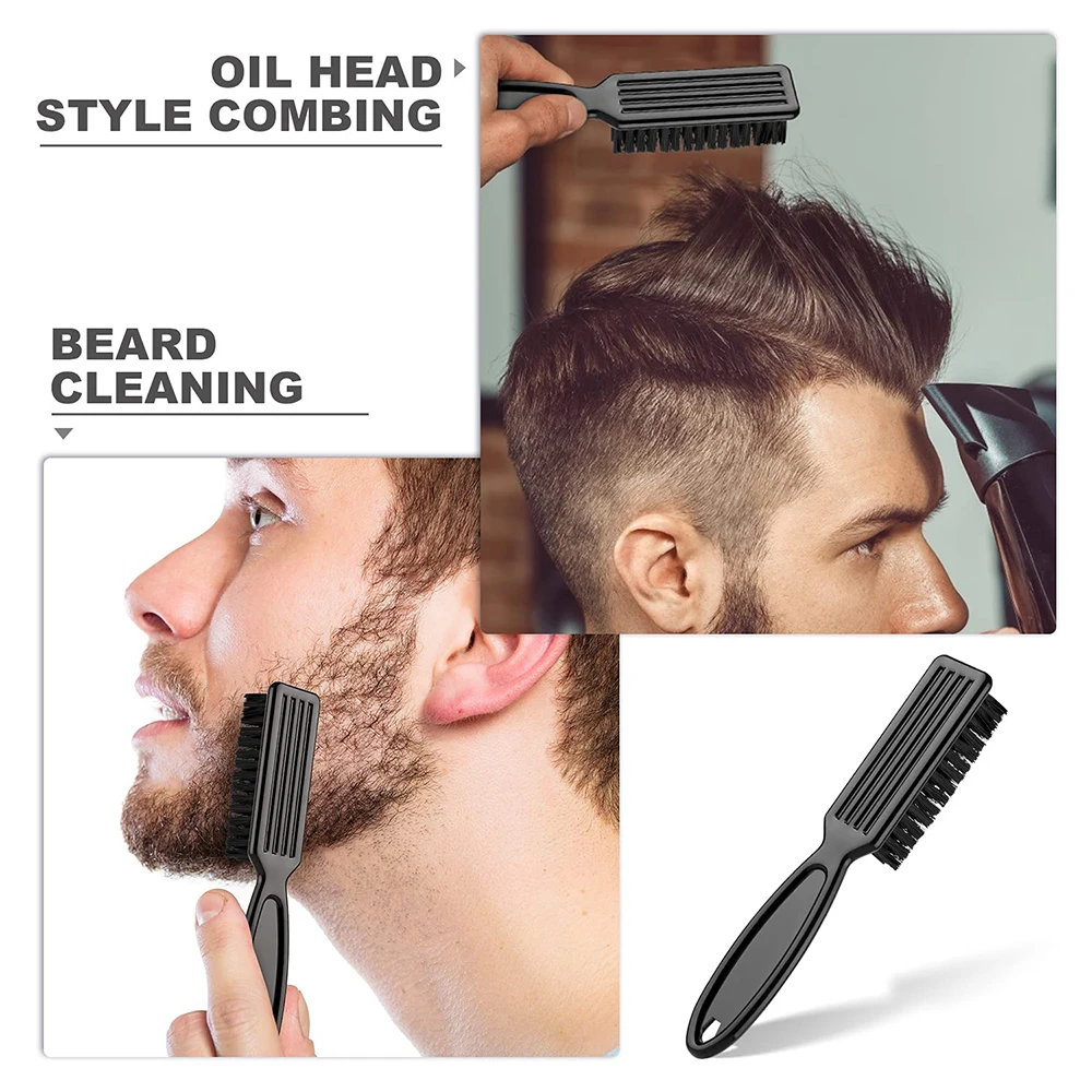 Barber Neck Duster Pinsel Sets Kunststoff Griff Friseur Weiche Haar Reinigung Pinsel Kopf Form Carving Reinigung Pinsel