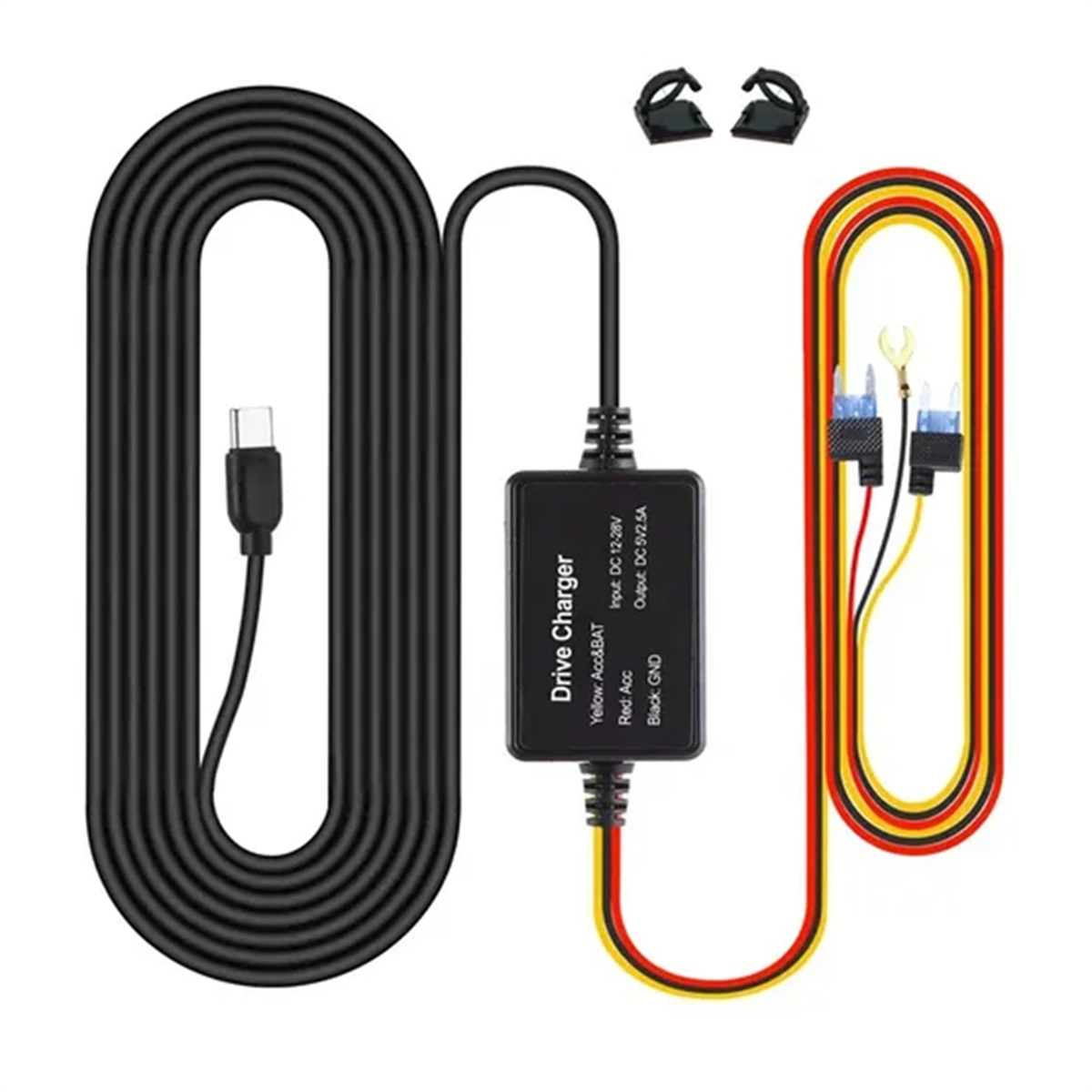 Для 70mai Hardwire Kit UP03 Только порт Type-C для 70mai A810 X200 Omni M500 24H Монитор парковки Линия питания (A) BH