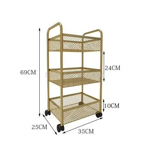 ความงามรถเข็น Rack ล้อร้านตัดผมเล็บพิเศษรถเข็นเครื่องมือขนมขบเคี้ยว Rack Bar Cart สำหรับห้องครัว rolling