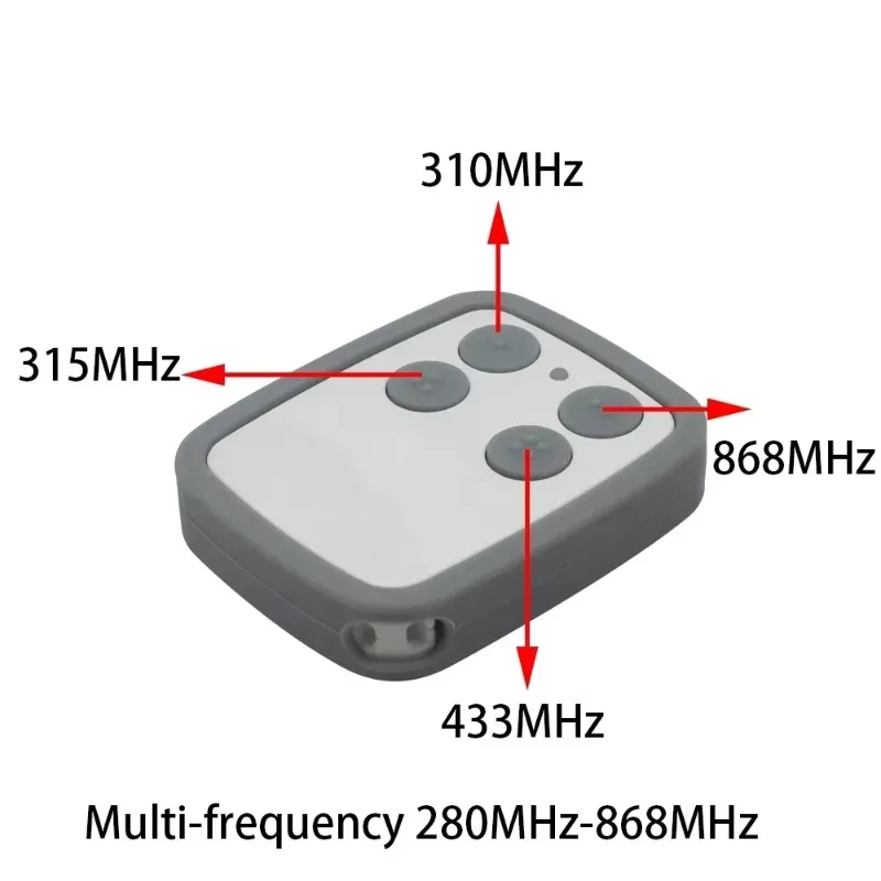 Télécommande multi-freq 250-868 MHz - Code roulant compatible pour portes de garage/porte/volet |   Duplicateur de clone de copie universelle