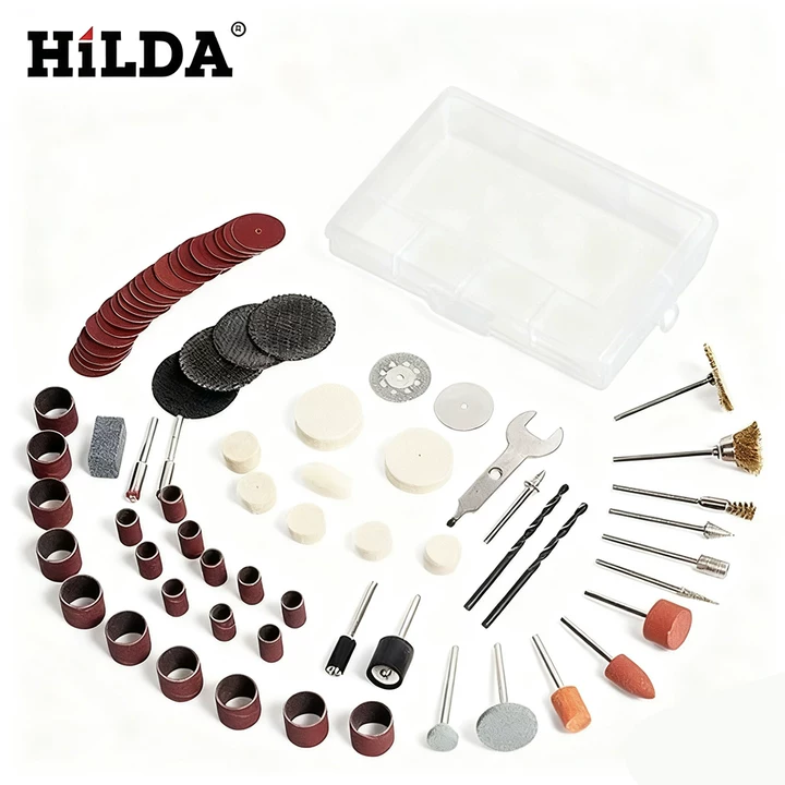Akcesoria do narzędzi obrotowych HILDA do łatwego cięcia, szlifowania, szlifowania, rzeźbienia i polerowania dla Hilda Dremel
