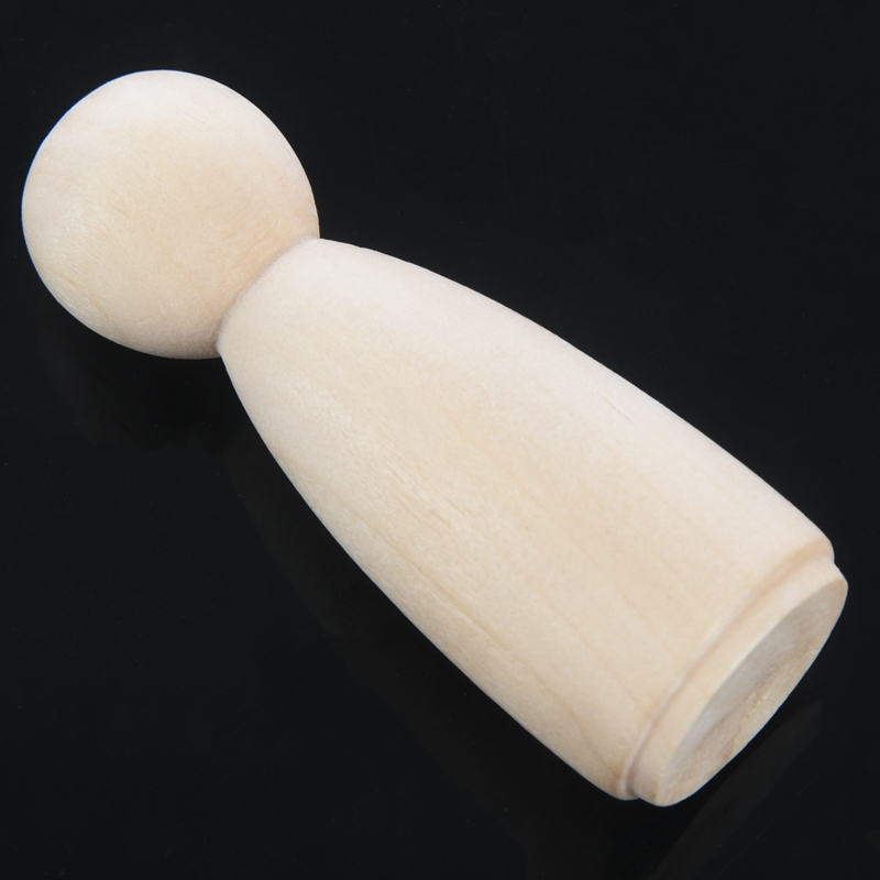 16 pezzi di forme di persone, persone di bambole Decorative in legno maschili e femminili, corpi di bambole con pioli in legno non finiti, ideali per arti e mestieri