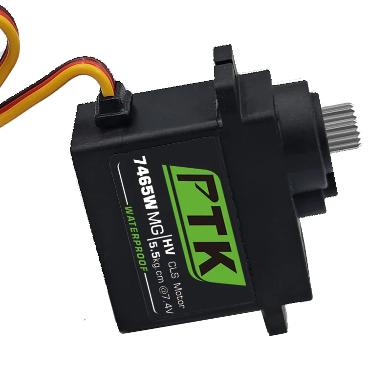 PTK 7465W MG 9g digital servo Metal gear waterproof HV 5kg fixed wing RC Car Helicopter Robot servo 180° 1/8 servo