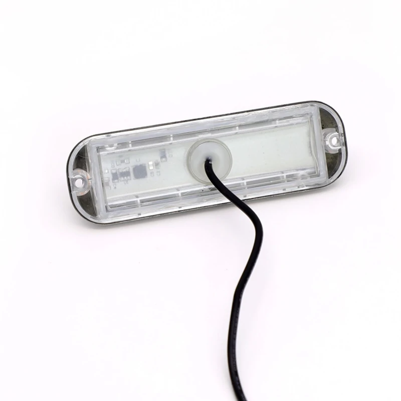 Luz subacuática para yate, 2 uds., 5 pulgadas, 42 luces LED de navegación para camión, barco, luz de ancla de popa, luz de señal de navegación para barco marino