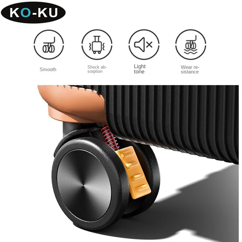 กระเป๋าเดินทางล้อลากกว้าง18/20นิ้วแบบ KO-KU, กล่องใส่พาสเวิร์ด26 ''28'' กระเป๋าอเนกประสงค์ความจุมาก