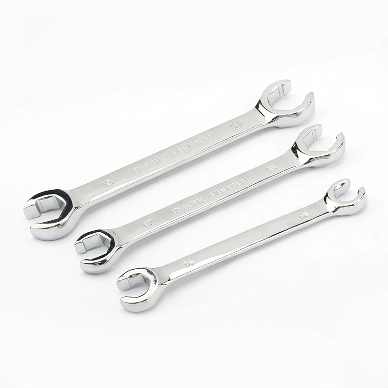 1 Ống Dầu Bùng Hạt Cờ Lê Mở Vòng Hai Đầu Cờ Lê 8-10-12mm Mô Men Xoắn Cao Gương Dụng Cụ Cầm Tay Phanh Cờ Lê cho Sửa Chữa Xe Hơi