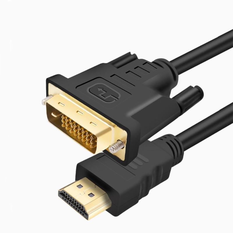 DVI-zu-HDMI-HDMI-Video-Kabel-Adapter für Laptop-Computer-Projektor verlängerung, 24 + 1, männlich