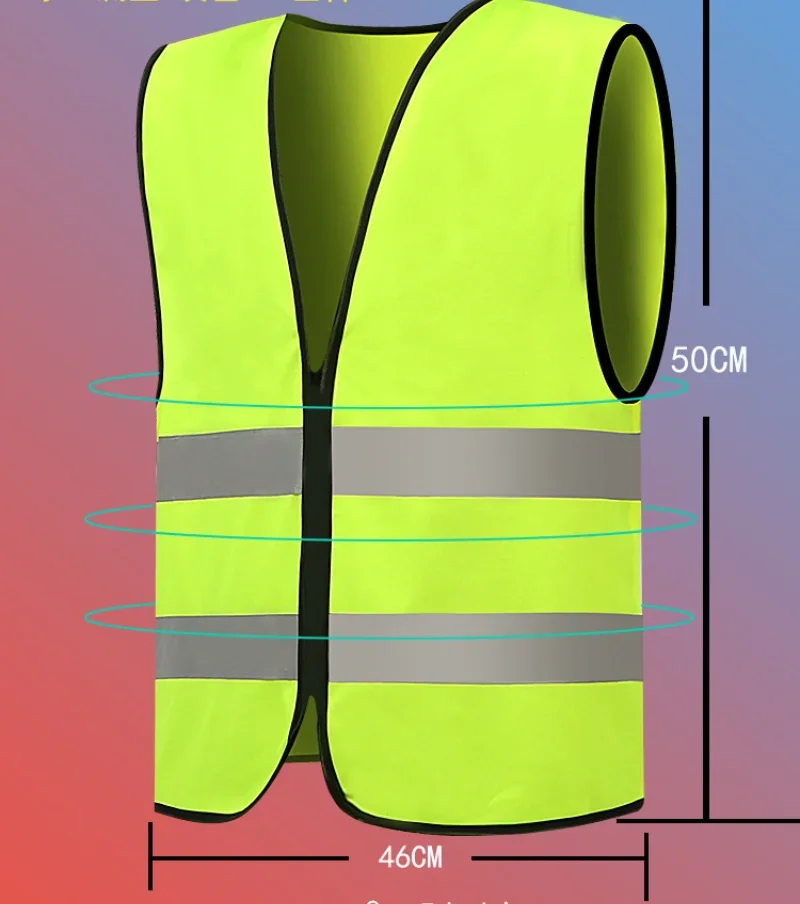 Tablier réfléchissant pour le sport, avertissement de sécurité nocturne, tablier de sécurité extérieur Fluorescent haute visibilité pour enfants