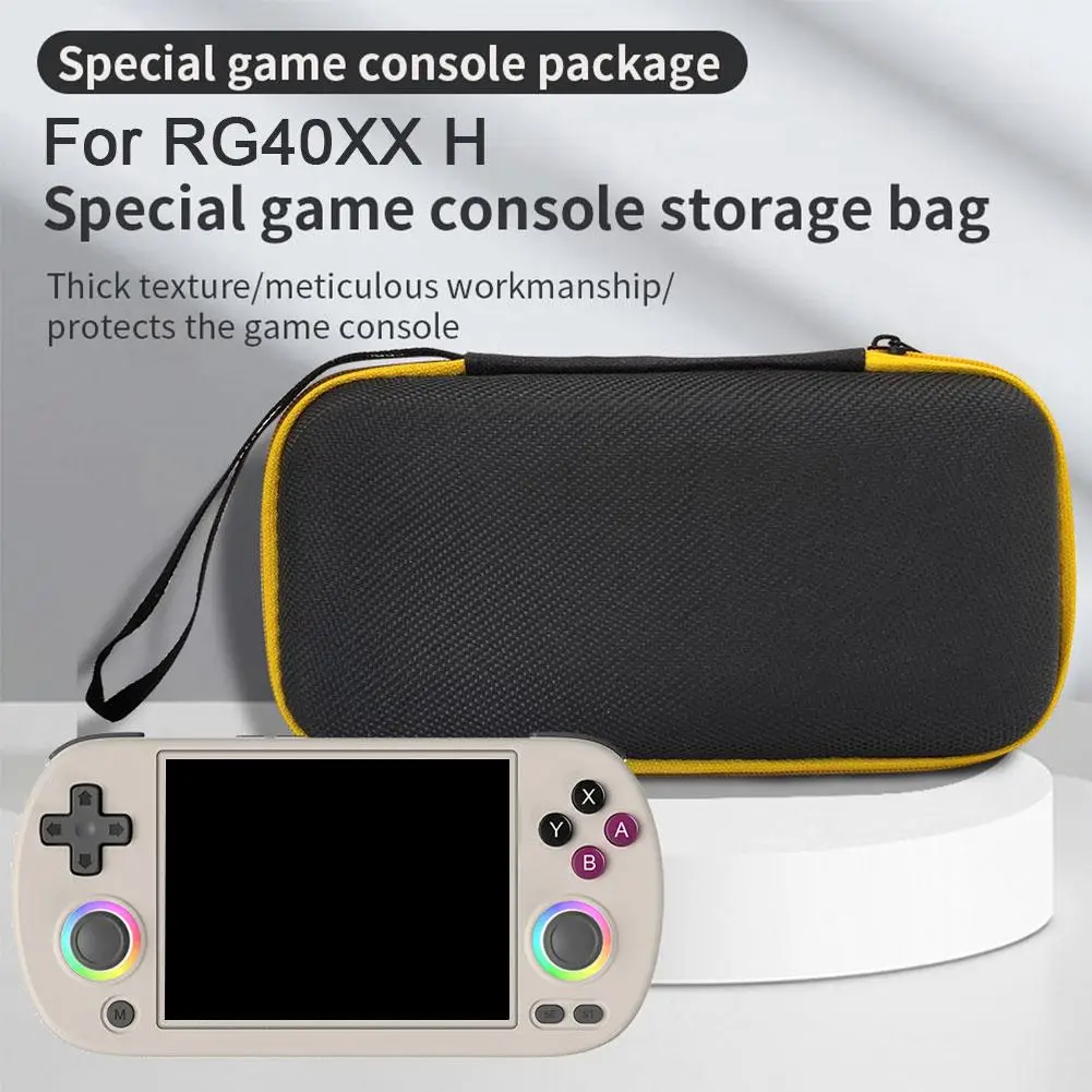 Tragetasche für ANBERNIC RG405M RG40XX H-Serie Handheld-Spielekonsole, Aufbewahrungstasche, wasserdicht, stoßfest, EVA, harte Reisetasche
