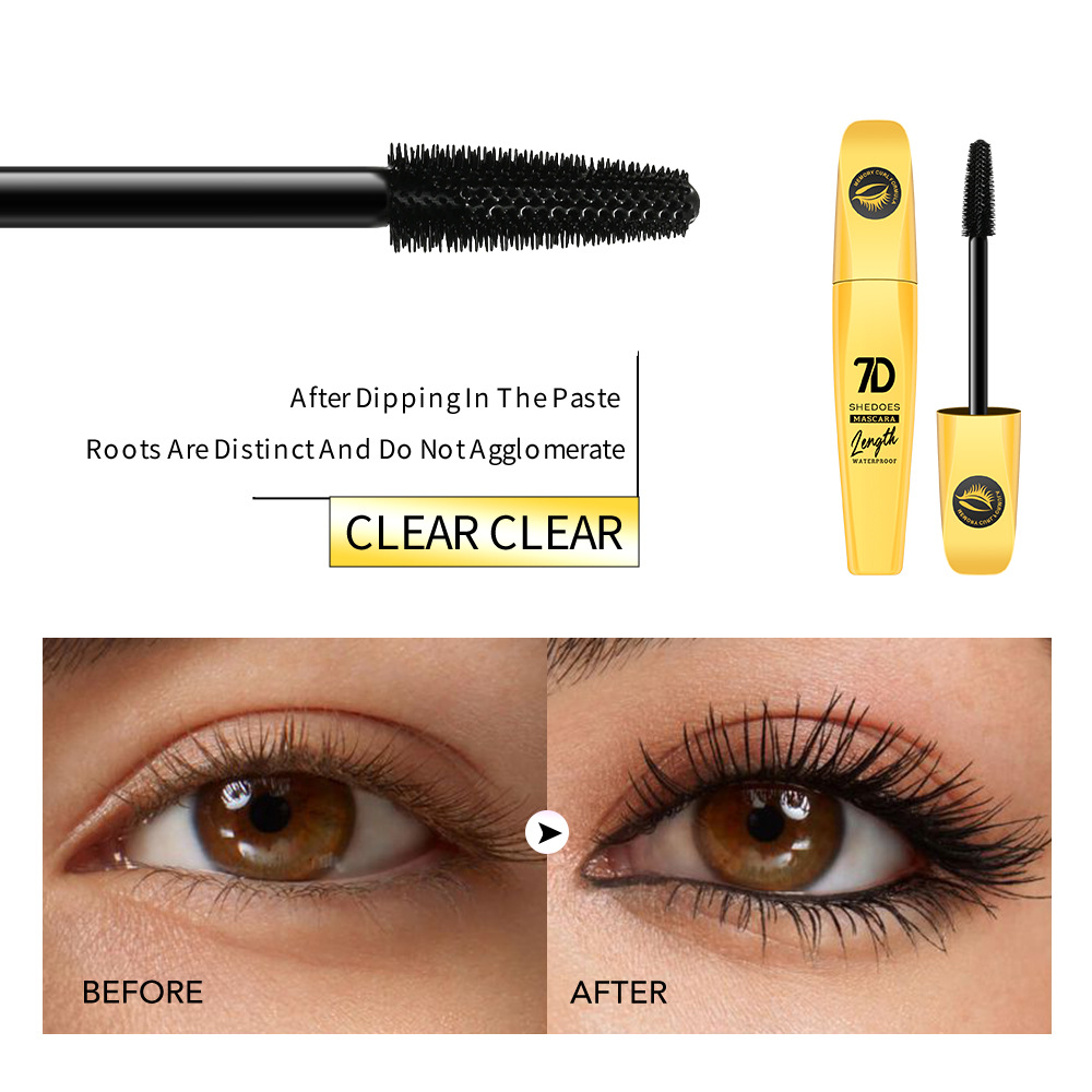 Black waterproof Mascara for all Lengthening make up products Eyelash Extension Eye Lashes mascara 4d effect Korean cosmetics