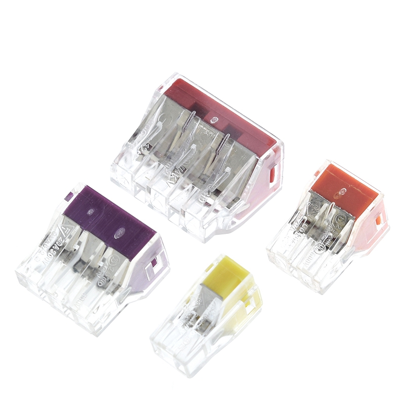 10/30PCS PCT-102 PCT-103 PCT-104 PCT-106 TZT Universal Compact Wire Wiring Connector Conductor Block With Lever