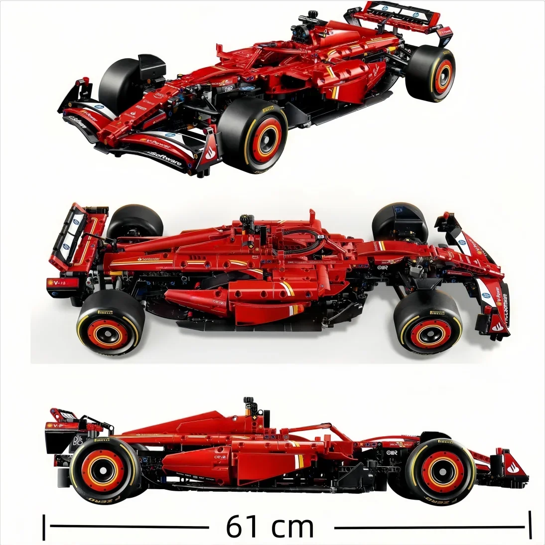2025 New F1 Racing Series F1 W14 42171 Performance MCL Formula 42141 RB20 F1 42206 SF24 F1 42207 Supercar Model Assemble Gifts