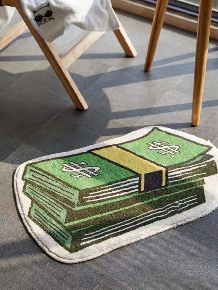 Munt Decoratief Tapijt Huishouden Slaapkamer Nachtkastje Deken Deurmat Deurmat Deurmat Badkamer Vloermat