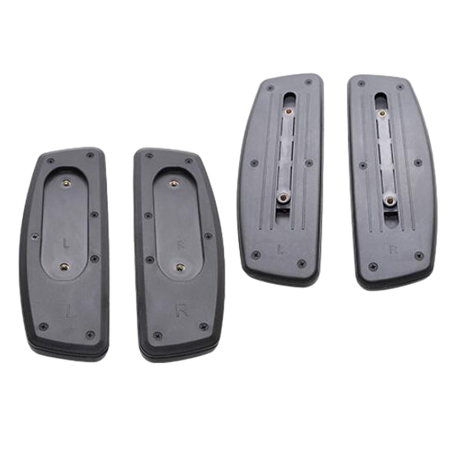 2x Office Chair Replacement Armrest Arm Pads Caps Accessories Wear Resistant Sliding Mount For Universal Office Chair Replacment