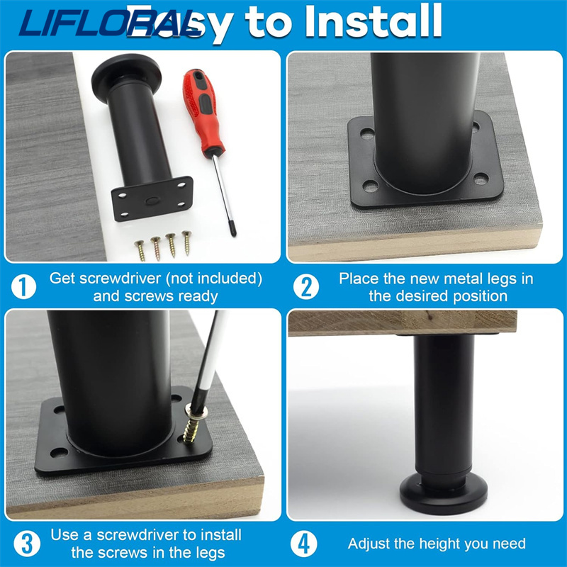 2 stücke 12-20 cm Teleskop Einstellbare Bett Balken Unterstützung Fuß Verstärkte Möbel Bein Sofa Bein Bett Unten Ersatz beine Möbel