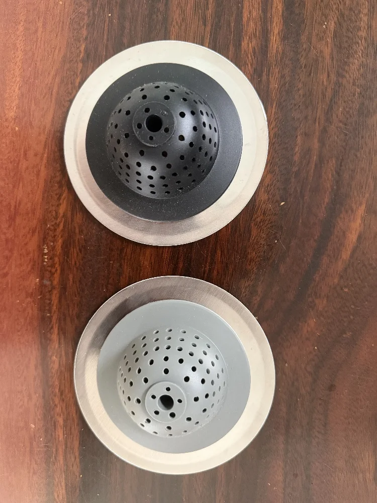 Filtro de drenagem de chão para pia de casa, filtro de lixo de cozinha, filtro de cabelo de silicone para rolha de drenagem de banheiro, acessórios de banheiro