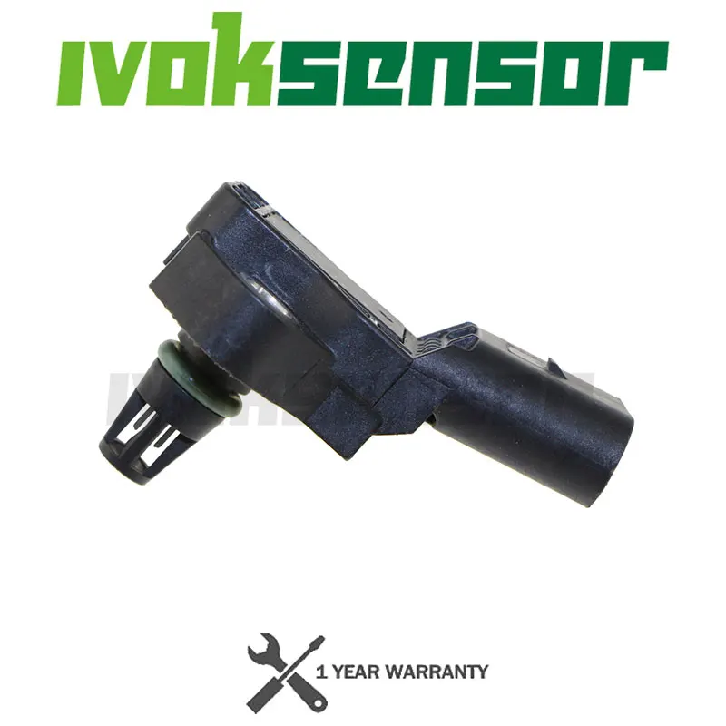 4 BAR Ansaugkrümmer-Boost-Druck-MAP-Sensor Drucksensor für VW Audi SEAT SKODA 1.4 2.0 TDI 03K 906051 0281006059 0281006060