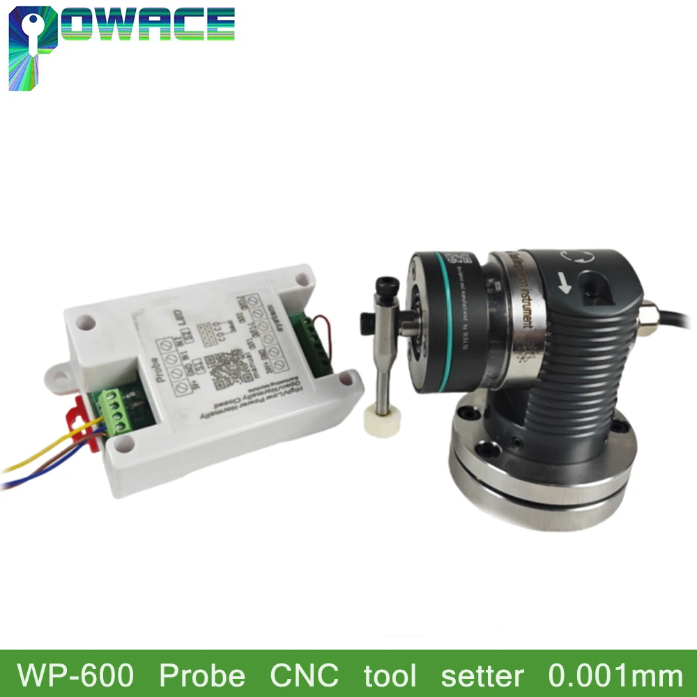 Sensor de sonda con cable CNC buscador de bordes precisión repetitiva 0,001mm WP-600 cinco direcciones DC12-24V herramienta Setter
