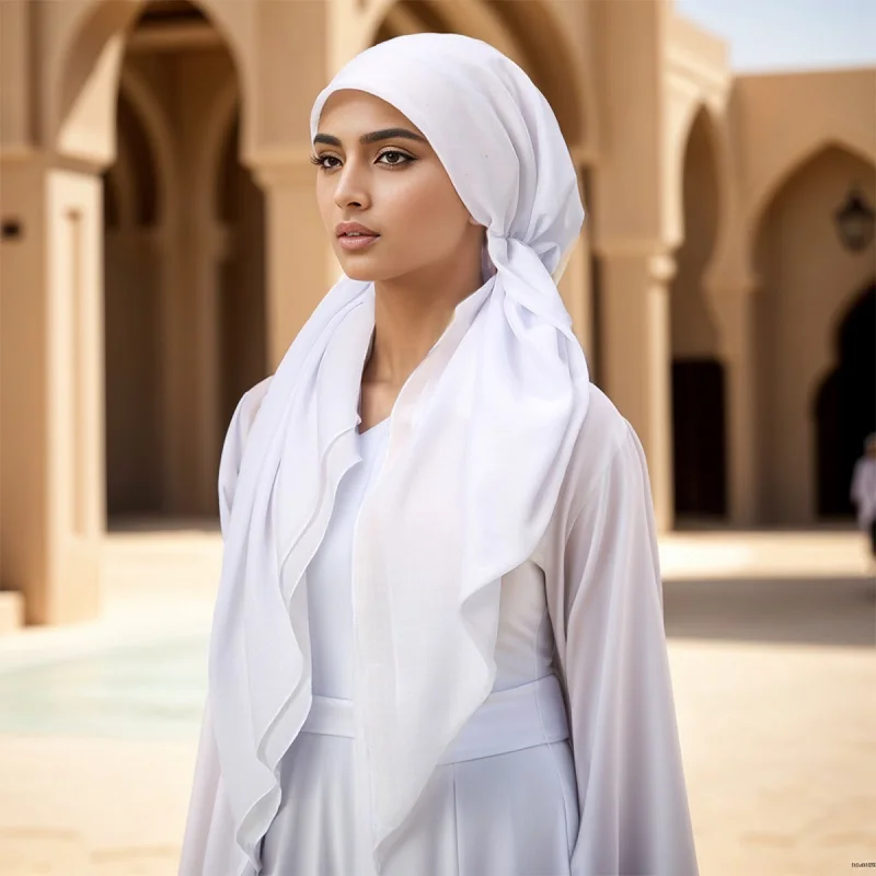 Atacado algodão instantâneo muçulmano hijab envoltório interno undercap triângulo cachecol hijab simples turbante islâmico gorro macio bandana chapéu