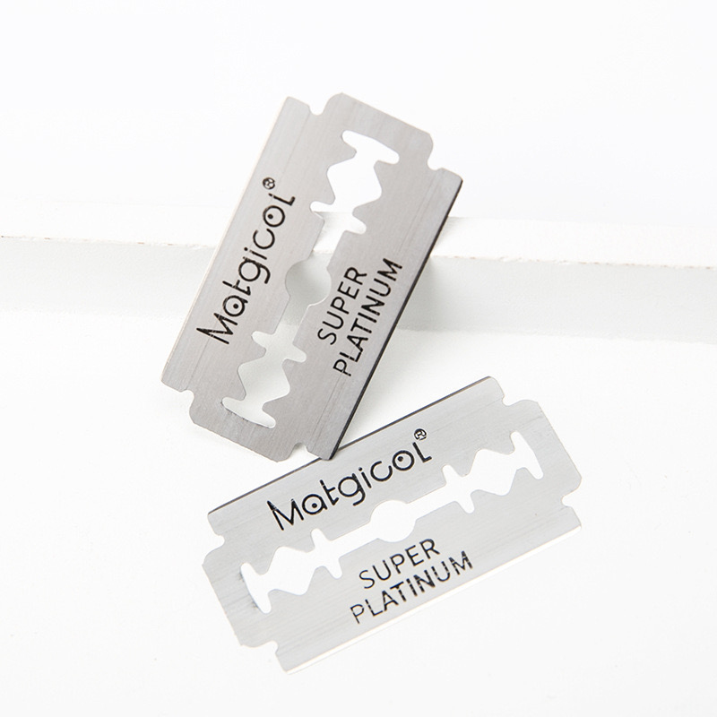 5 /10 Pcs Classic Double Edge Razor Blade Men For Shaving Barber Safety Shaver Replacement Stainless Steel One Blades