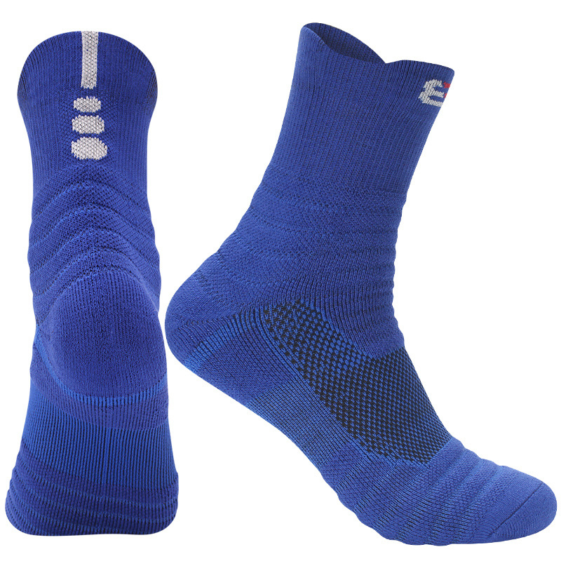 Calcetines deportivos para hombre, cojín absorbente de golpes, toalla de felpa, baloncesto, ciclismo, correr, senderismo, tenis, calcetines para mujer, algodón, talla 31-48
