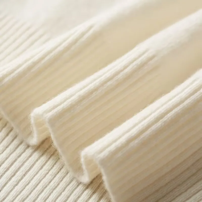 2022 Mùa Thu Và Mùa Đông Cashmere Áo Len Cao Cổ Của Phụ Nữ Đầu Cao Cổ Áo Len Của Phụ Nữ Áo Len Màu Rắn Kích Thước Lớn