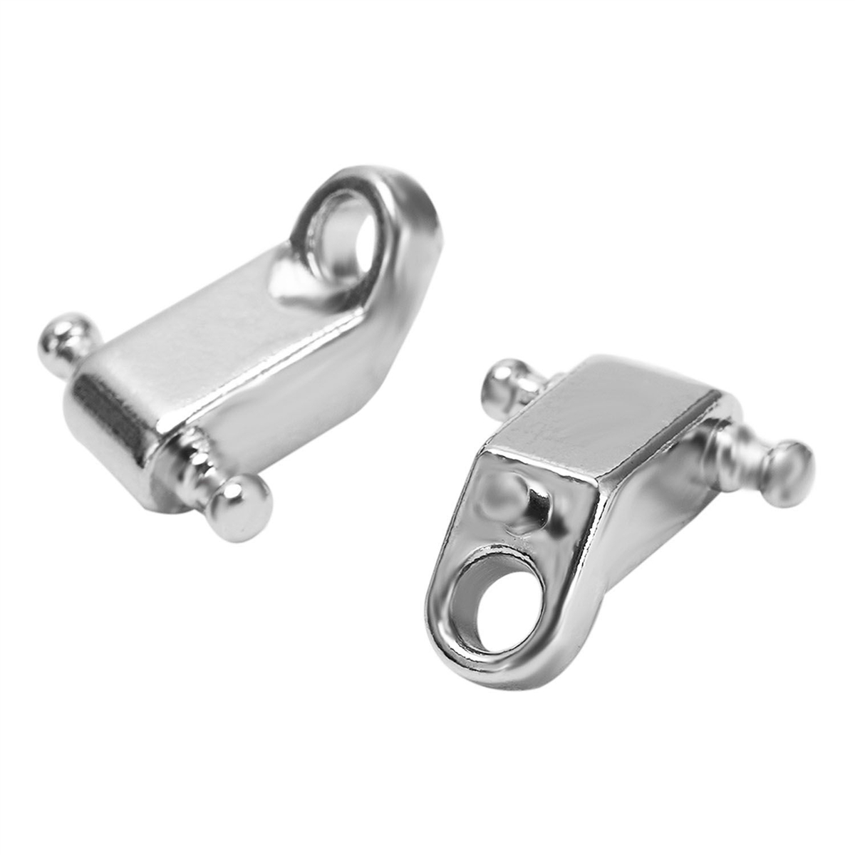 A71P 16 peças retentor de corda de árvore de corda de rolo de guitarra elétrica - prata