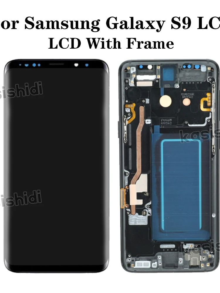 Hohe Qualität TFT LCD Für Samsung Galaxy S9 G960 G9600 G960F Display Touchscreen Digitizer Montage Ersatz Mit Rahmen