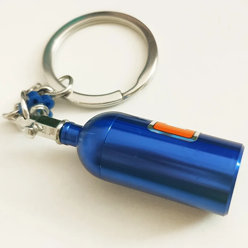 Ajrc 1/10 Simulatie Klimmen Auto Universele Decoratieve Onderdelen Nos Metalen Simulatie Stikstoffles Met Vaste Ketting