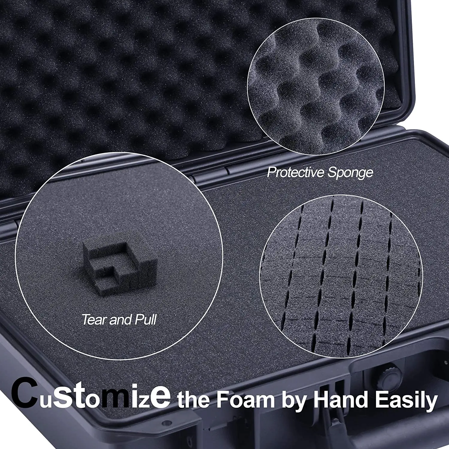 Waterproof Tool Box Plastic Hard Carry Case Bag Tool Case Storage Box Safety Instrument Case Portable Hardware Toolbox Organizer
