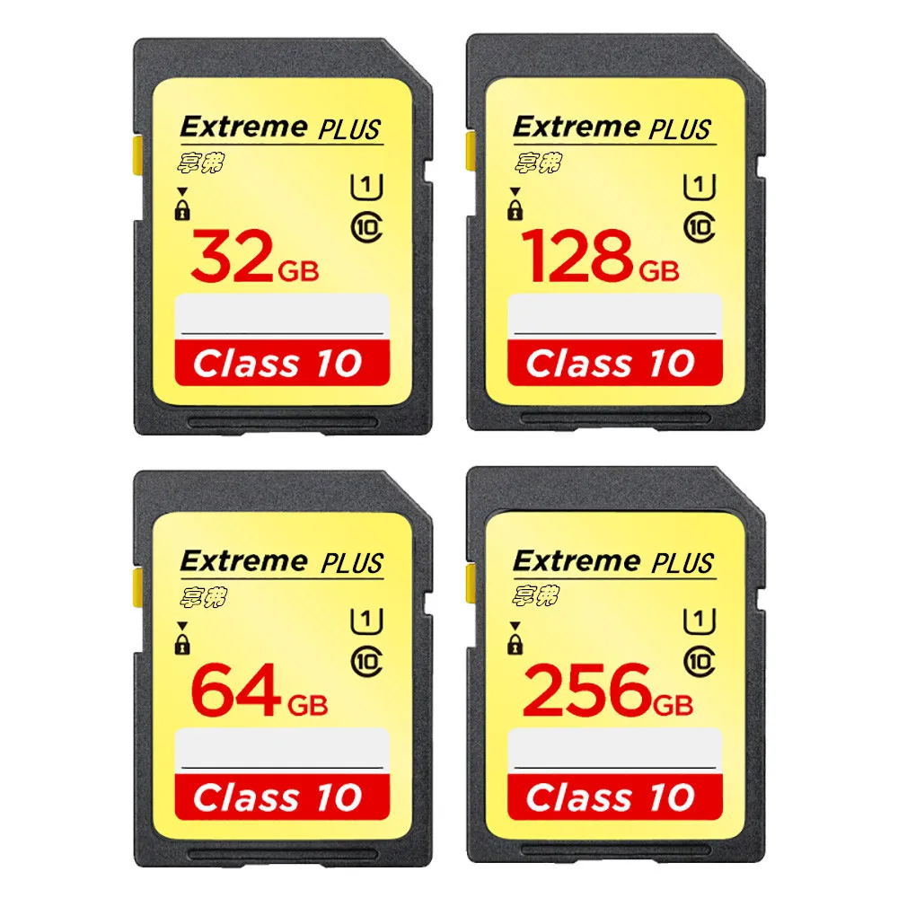 High Speed SD Card 128GB Memory Card Camera 64GB 32GB UHS-I Flash Card 256GB 16GB Up To Max 95M Class10 633x For camera